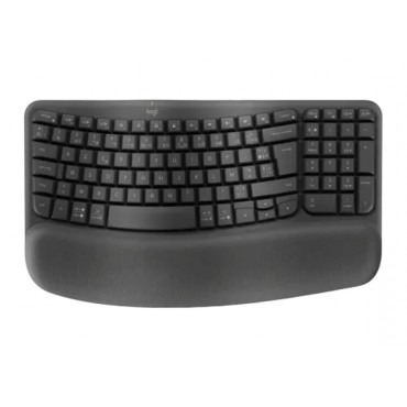 ÐšÐ»Ð°Ð²Ð¸Ð°Ñ‚ÑƒÑ€Ð° Logitech Wave Keys wireless ergonomic keyboard - GRAPHITE - US INT`L - 2.4GHZ/BT - N/A - INTNL-973 - UNIVERSAL